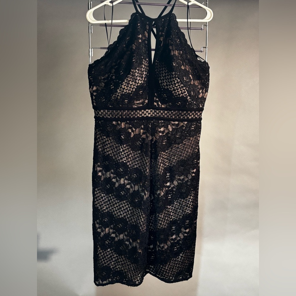 Morgan & Co. Black and Beige Dress